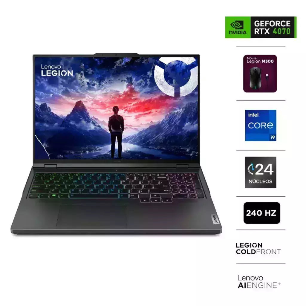 LENOVO Notebook Gamer Lenovo Legion Pro 5 Core i9 24GB 1TB SSD 16" NVIDIA RTX4070