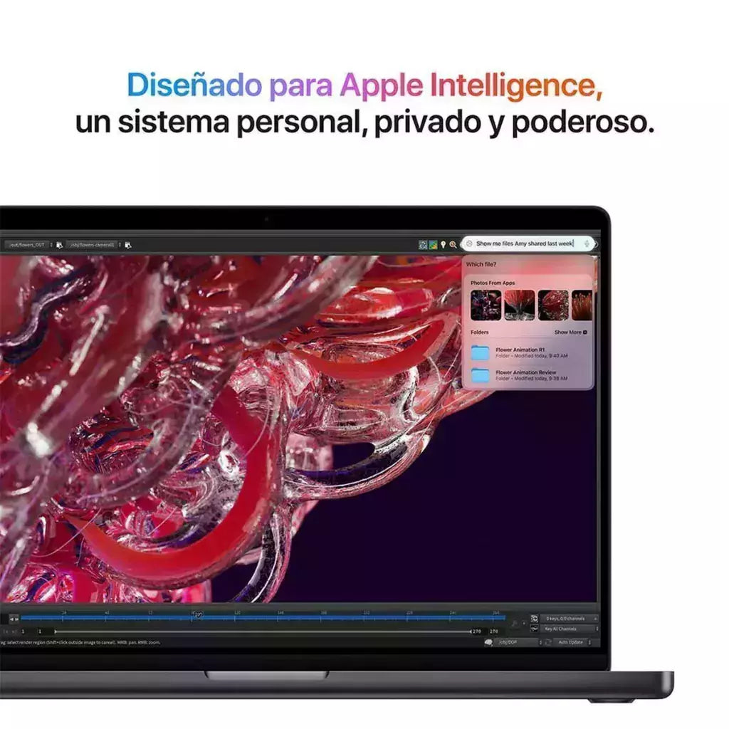 APPLE Notebook Apple MacBook Pro Chip M4 Pro 24GB 1TB SSD 14,2" Negro Espacial