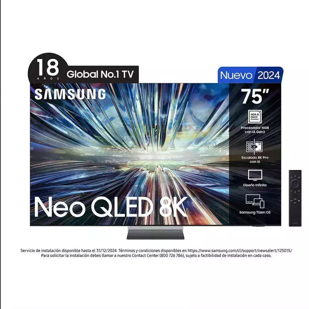 SAMSUNG Neo QLED 75" Samsung QN900D 8K UHD Smart TV 2024
