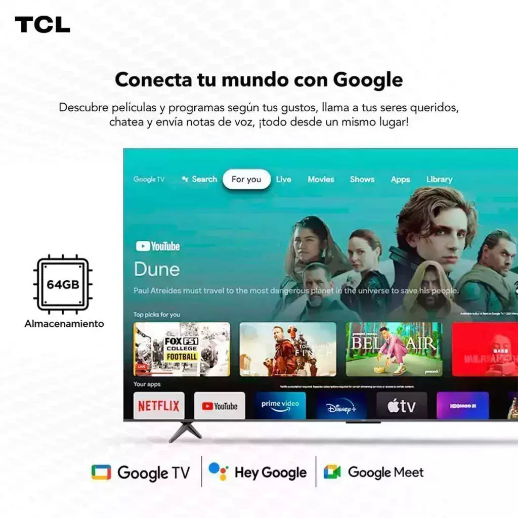 TCL QLED 98" TCL C655 Smart TV 4K UHD