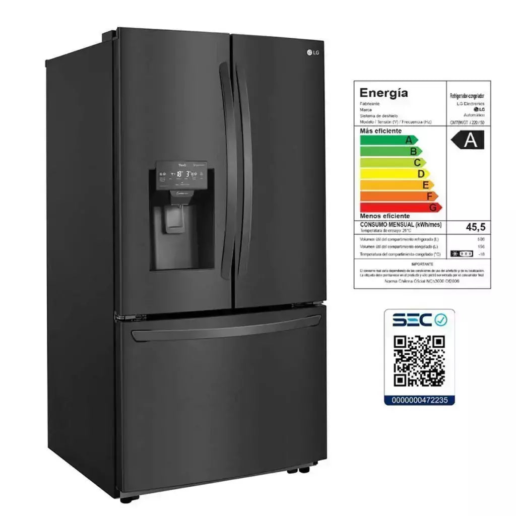 LG Refrigerador French Door LG GM78WGT 662 lts