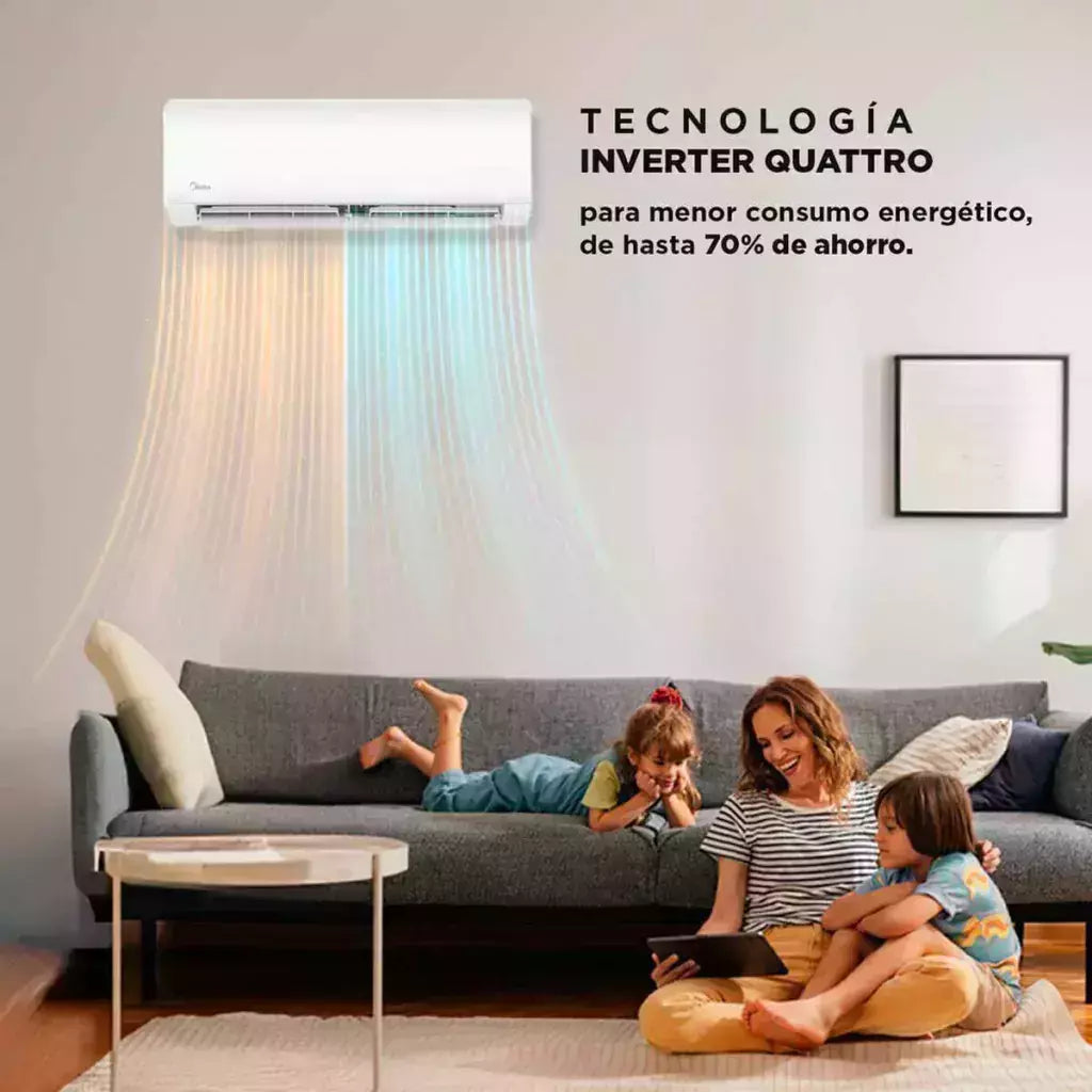 MIDEA Aire Acondicionado Split Midea Xtremedura24K 24000 BTU