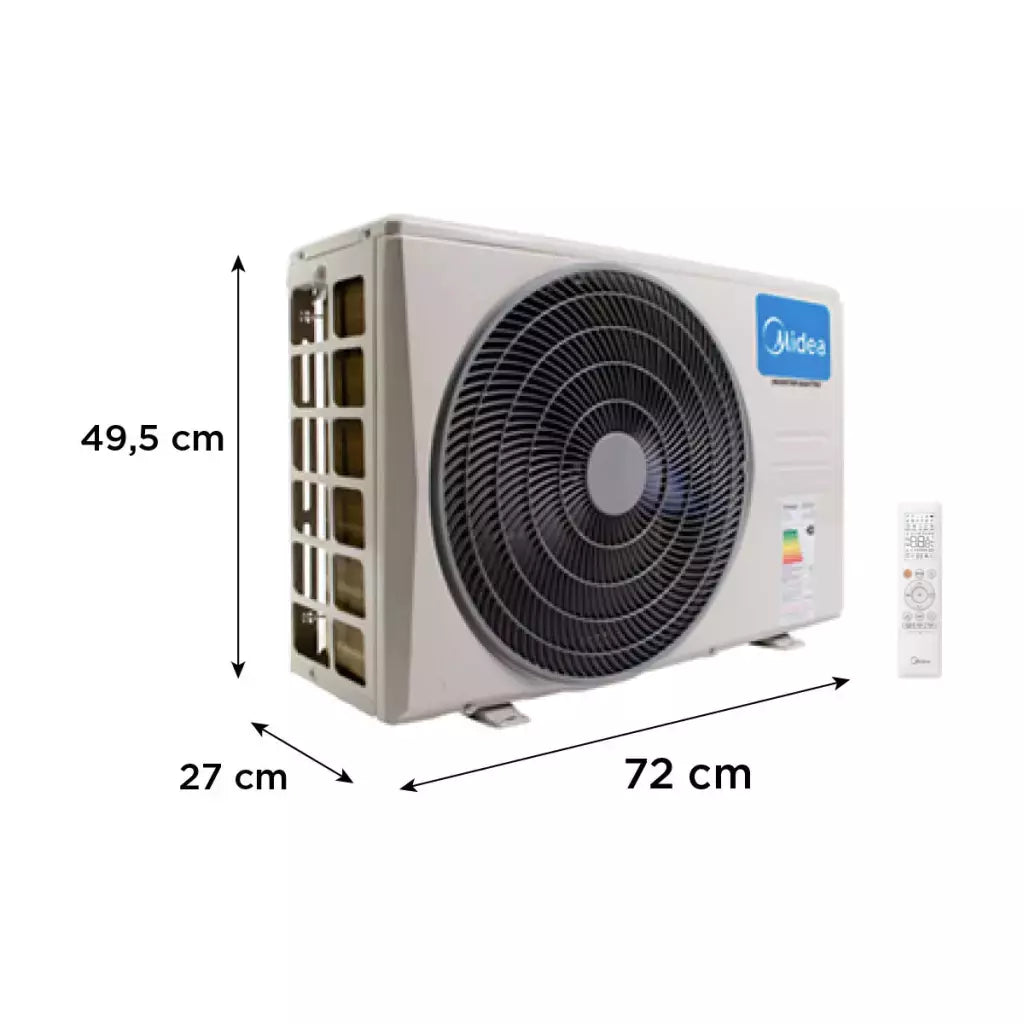MIDEA Aire Acondicionado Split Midea Breezeless12k 12000 BTU