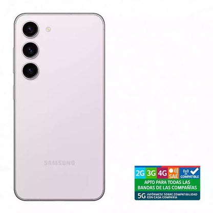 SAMSUNG Celular Samsung Galaxy S23 5G 128GB 6,1" Lavender Liberado