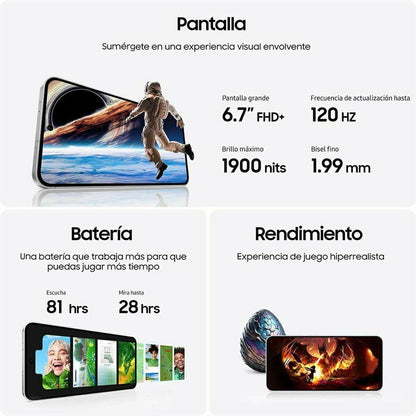 SAMSUNG Celular Samsung Galaxy S24 FE 5G 256GB 6,7" Light Green Liberado