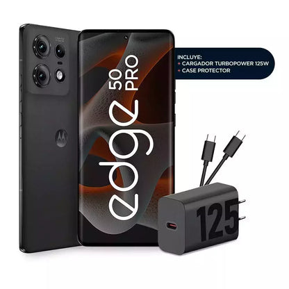 MOTOROLA Celular Motorola Edge 50 Pro 512GB 6,67" Negro Eclipse Liberado