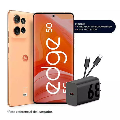 MOTOROLA Celular Motorola Edge 50 5G 256GB 6,67" Peach Fuzz Liberado