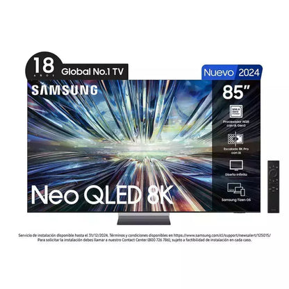 SAMSUNG Neo QLED 85" Samsung QN900D 8K UHD Smart TV 2024