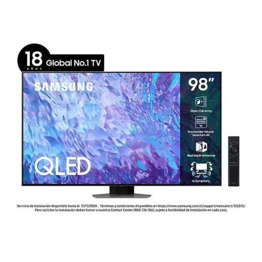 SAMSUNG QLED 98" Samsung Q80C 4K Smart TV