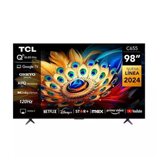 TCL QLED 98" TCL C655 Smart TV 4K UHD