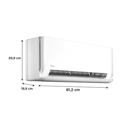 MIDEA Aire Acondicionado Split Midea Breezeless12k 12000 BTU
